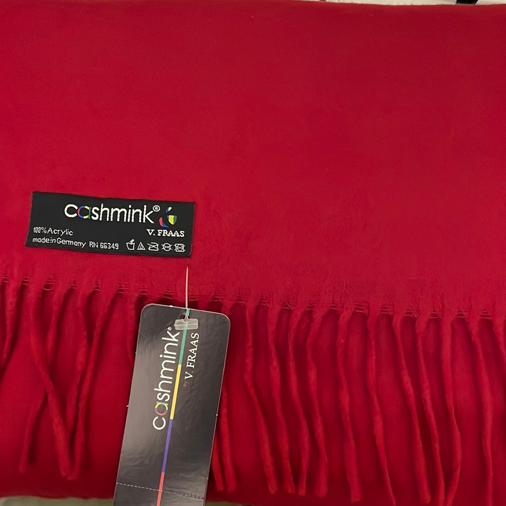 Beautiful red scarf